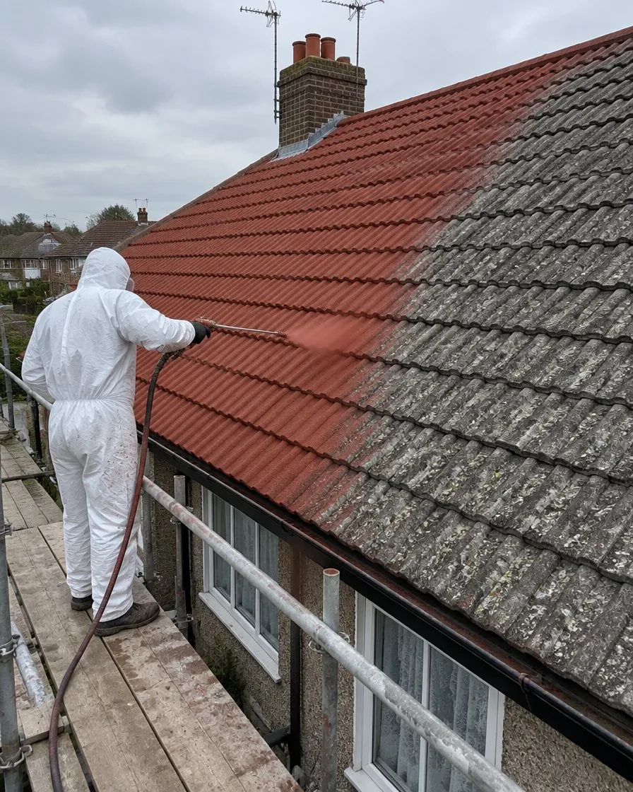 Roof painting and coating in Crediton
